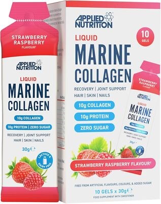 Applied Nutrition Marine Collagen Gels 10x30g Cherry Apple
