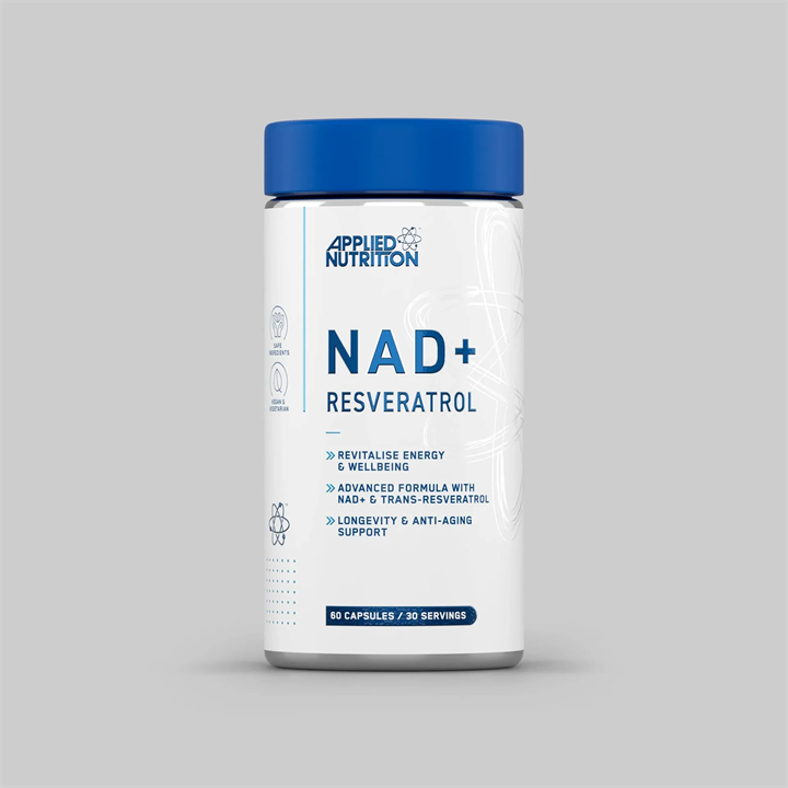 Applied Nutrition NAD+ RESVERATROL 60Caps