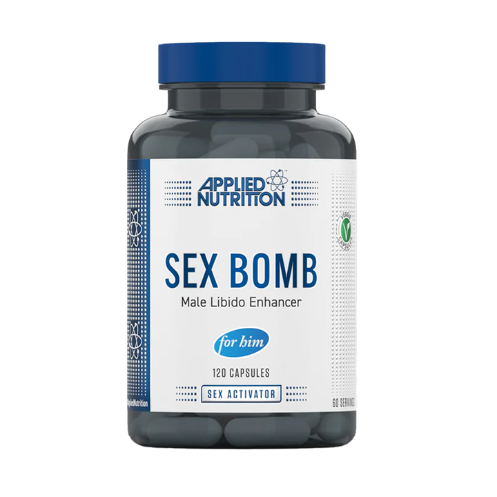 Applied Nutrition Sex Bomb Male Libido Enhancer 120 Veg Caps