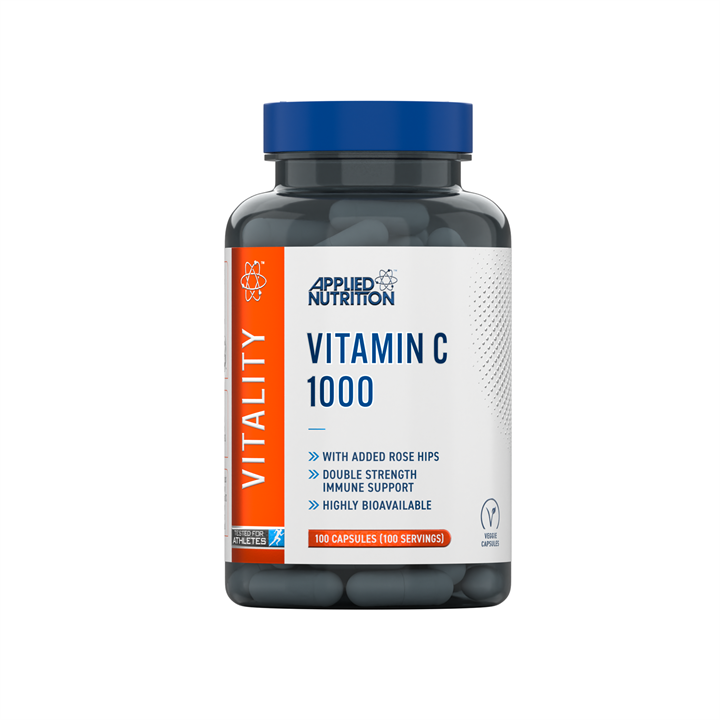 Applied Nutrition VITALITY - Vitamin C 1000MG & ROSE HIPS 100 Veg Caps