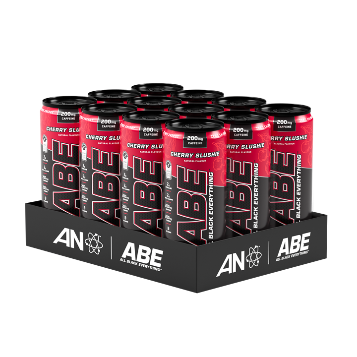 Applied Nutrition ABE (All Black Everything) Carbonated Can 12x330ml American Grape Soda