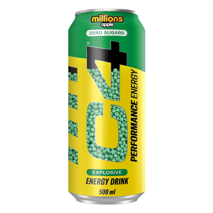 Cellucor C4 Performance Energy Carbonated RTD 12x500ml Millions Strawberry